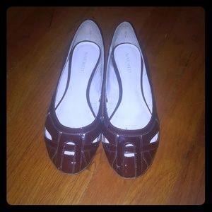 Nine West Patent Leather Flats size 10